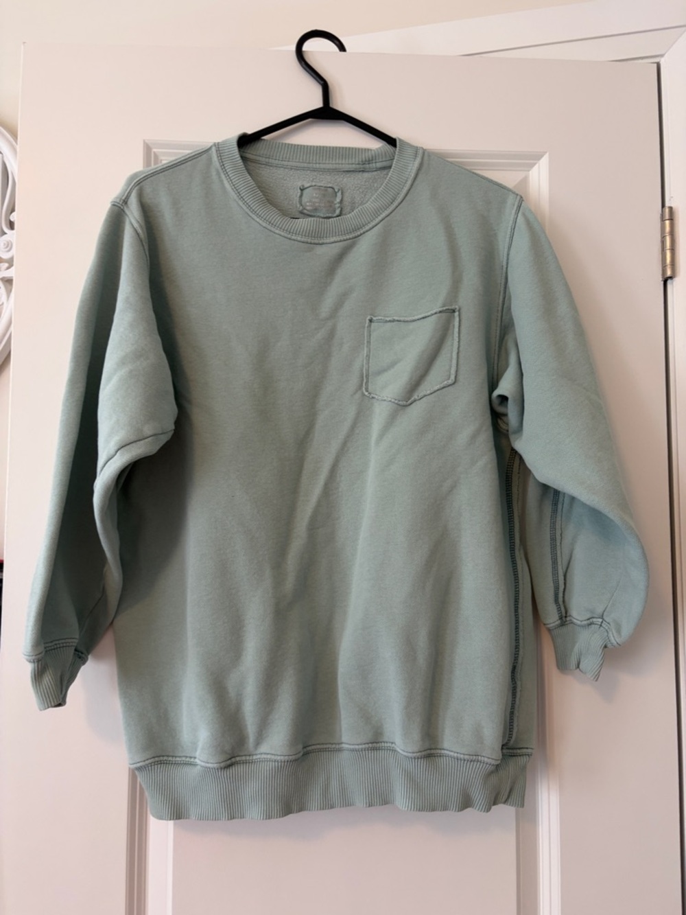 aerie Women's Crewneck Sweater in Sage Green